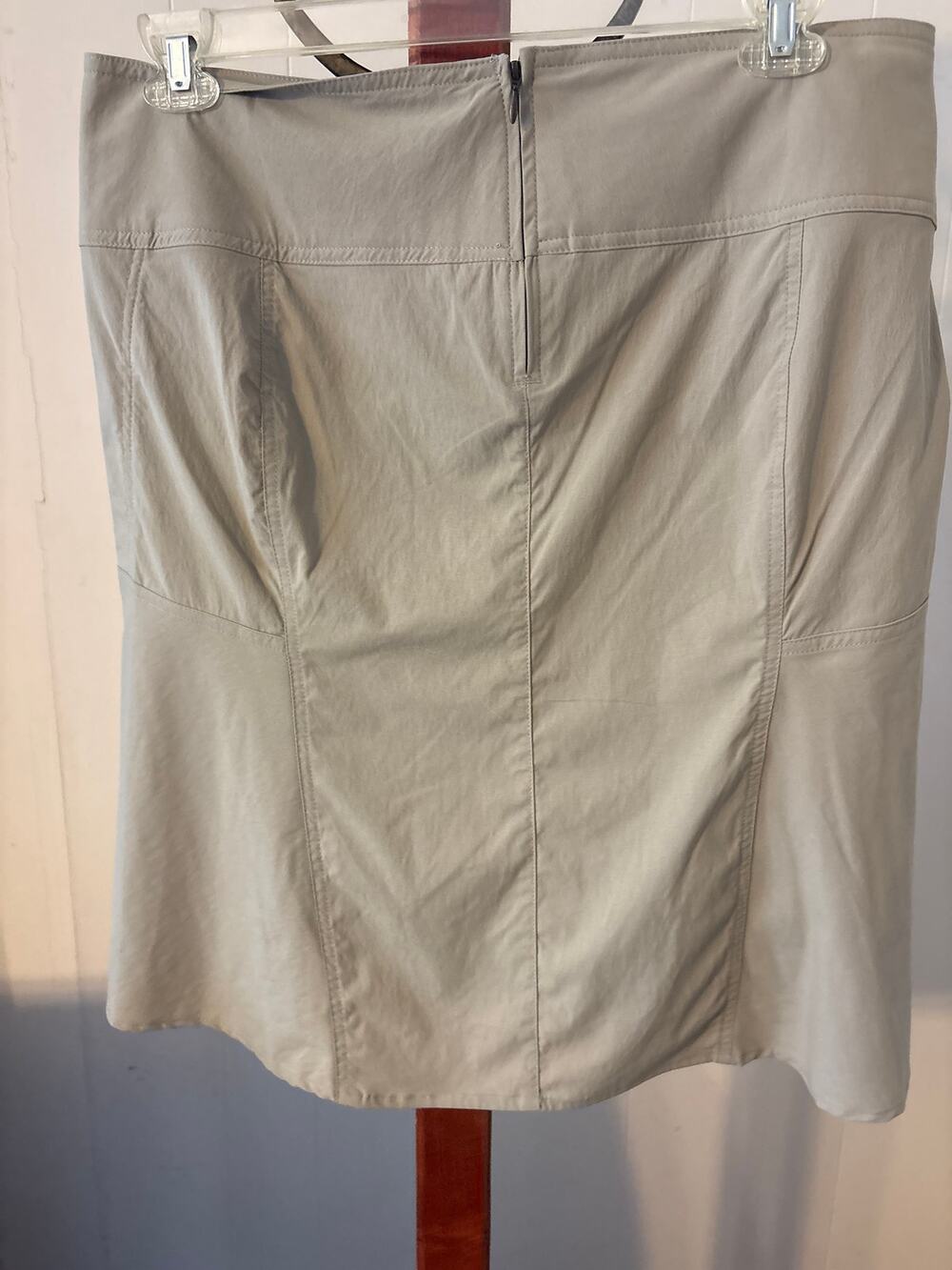 Royal Robbins Khaki Stretch Skirt Sz 14